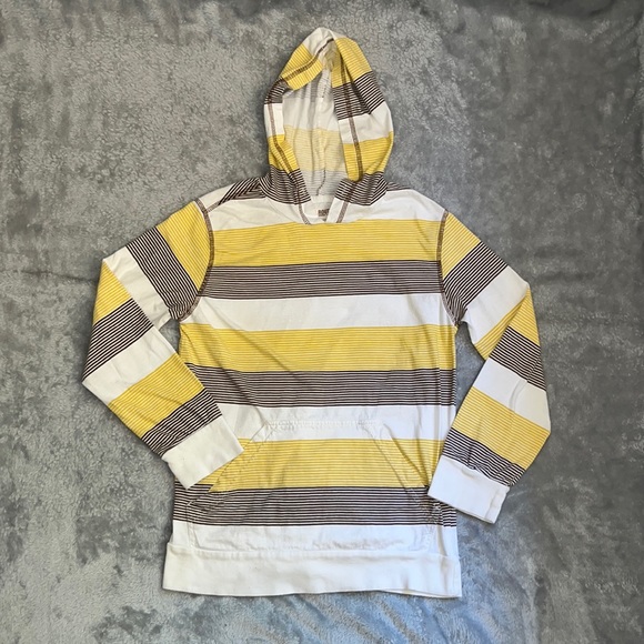 Route 66 Youth Striped Hooded Shirt - Picture 1 of 5